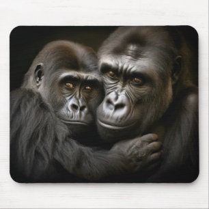 Alfombrilla De Ratón Gorilla Ape Animal Wild Beauty Freedom Wilderness