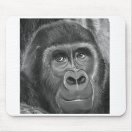 Alfombrilla De Ratón Gorilla sucking fingers MousePad2 指しゃぶりのゴリラトートバッグ