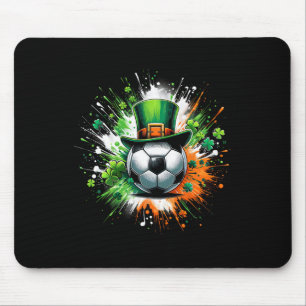 Alfombrilla De Ratón Gorra de fútbol de Leprechaun