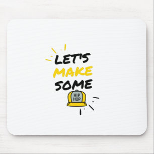 Alfombrilla De Ratón gorra de hip hop