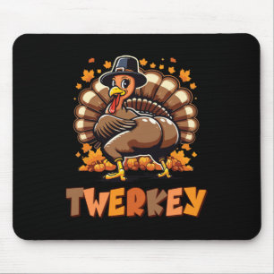 Alfombrilla De Ratón Gorra de peregrino turco Twerkey bailando Acción d