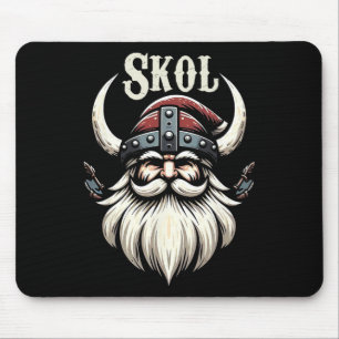 Alfombrilla De Ratón Gorra de Santa Viking Pijama de Navidad Fresco Nór