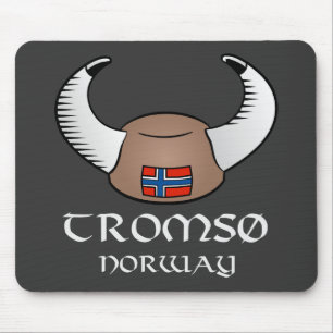 Alfombrilla De Ratón Gorra de Tromso Noruega Viking