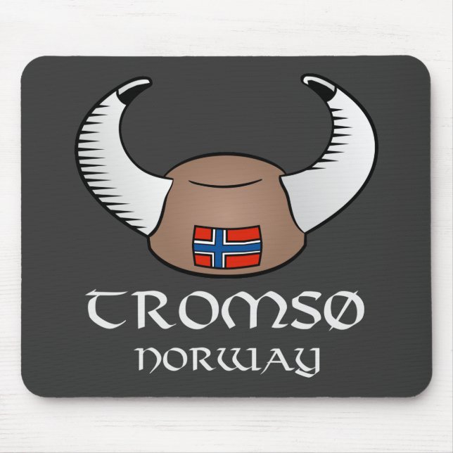 Alfombrilla De Ratón Gorra de Tromso Noruega Viking (Frente)