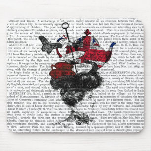 Alfombrilla De Ratón Gorra del té de la tarde británica