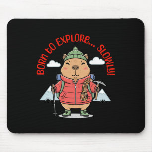 Alfombrilla De Ratón Gorra Kawaii Outdoor con equipo de escalada 