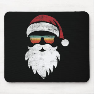 Alfombrilla De Ratón Gorra Retro De Santa Face Navidades Sungl Camiseta