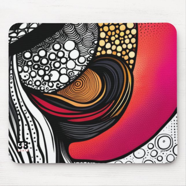 Alfombrilla De Ratón Gorras fuera (Frente)