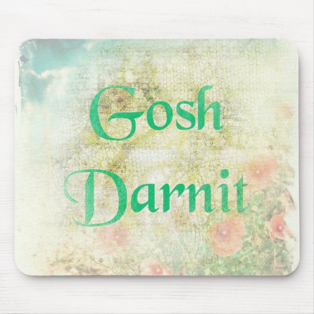 Alfombrilla De Ratón Gosh Darnit Granny Swear Series (Frente)