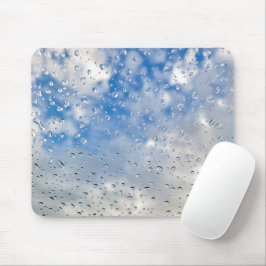 Alfombrilla De Ratón Gotas De Lluvia En La Ventana