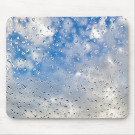 Alfombrilla De Ratón Gotas De Lluvia En La Ventana