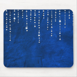 Alfombrilla De Ratón goteo de diamantes sobre cuero