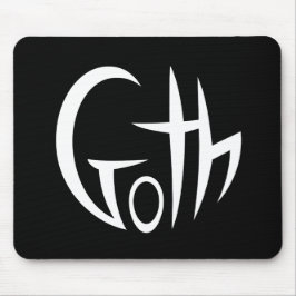 Alfombrilla De Ratón Goth (Pointed Lettering)
