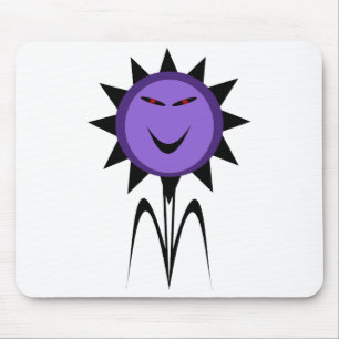 Alfombrilla De Ratón Gótico Kawaii Flower Evil Halloween Mousepad