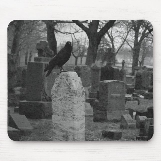 Alfombrilla De Ratón Gótico monocromo (Frente)