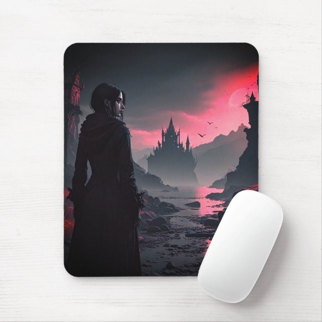 Alfombrilla De Ratón Gótico- Mousepad (Con ratón)