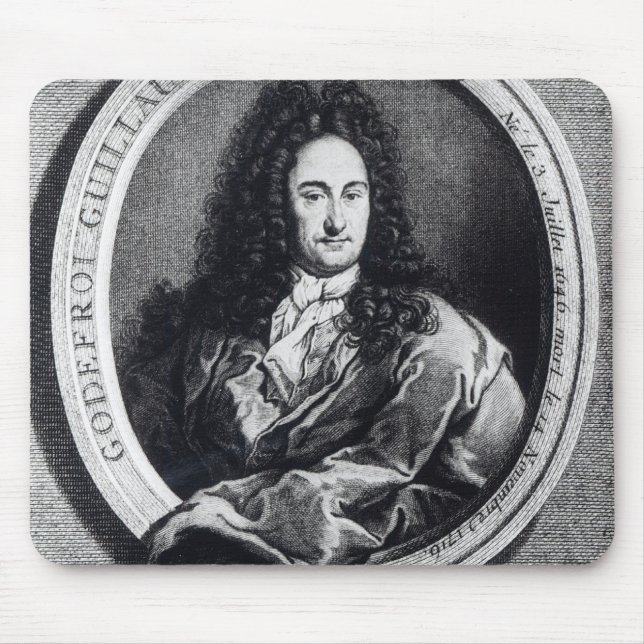 Alfombrilla De Ratón Gottfried Wilhelm Leibniz (Frente)
