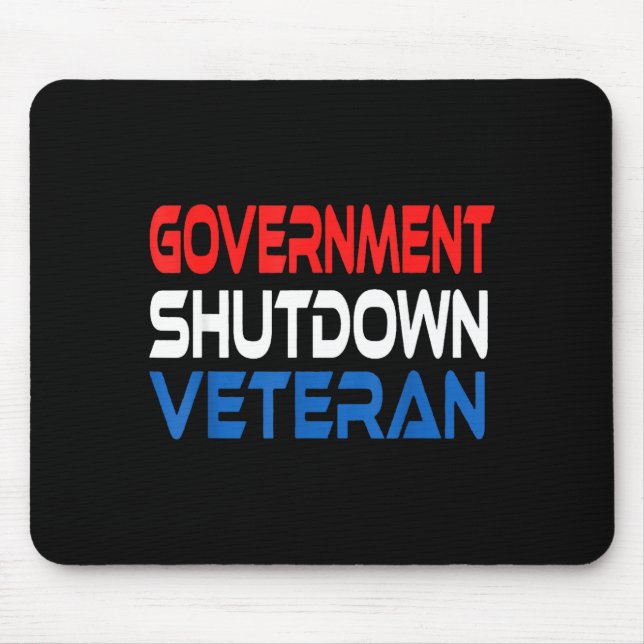 Alfombrilla De Ratón Government Shutdown Veteran  (Frente)