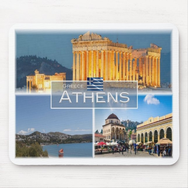 Alfombrilla De Ratón GR Grecia - Atenas (Frente)