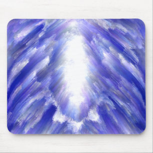 Alfombrilla De Ratón Grabación de arte abstracto de luz celestial