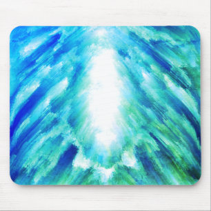 Alfombrilla De Ratón Grabación de arte abstracto de luz celestial