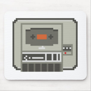 Alfombrilla De Ratón Grabadora de cinta de C64 Datasette 8bit