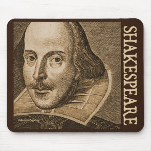 Alfombrilla De Ratón Grabados de Shakespeare Droeshout
