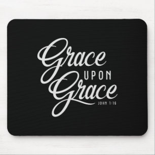 Alfombrilla De Ratón Grace Upon Grace Christian Faith Bible Verse Cita