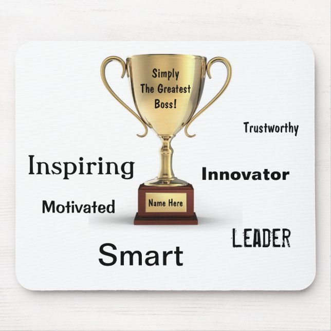 Alfombrilla De Ratón Gracias los regalos por Boss (Frente)