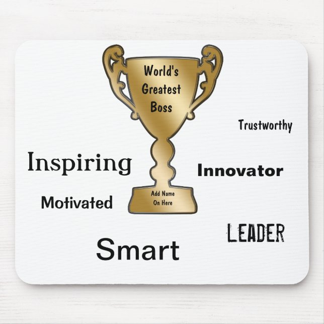 Alfombrilla De Ratón Gracias los regalos por Boss (Frente)