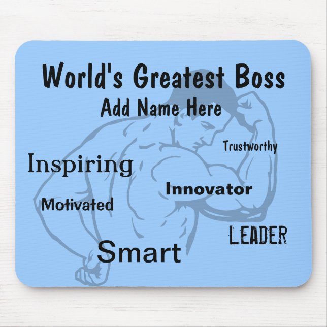 Alfombrilla De Ratón Gracias los regalos por Boss (Frente)