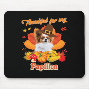 Alfombrilla De Ratón Gracias por mi acción de gracias de perro de Papil