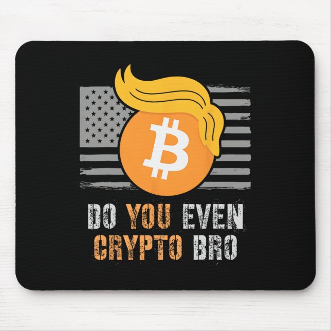 Alfombrilla De Ratón Gracias Trump, ¿Hasta Crypto Bro Lift C? (Frente)