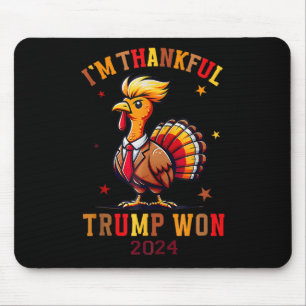 Alfombrilla De Ratón Gracias Trump por el Día de Acción de Gracias