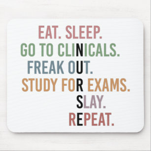 Alfombrilla De Ratón Graciosa estudiante de la Escuela de Enfermería En