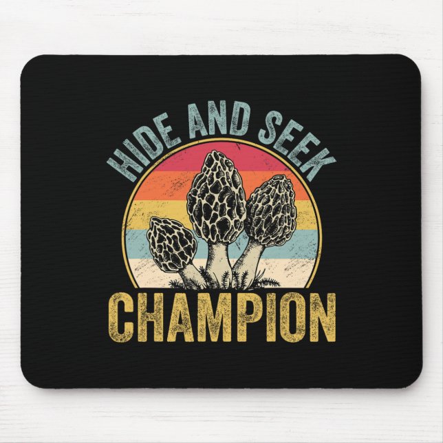 Alfombrilla De Ratón Graciosa Morel Mushroom cazando a Morels Hunter Fo (Frente)