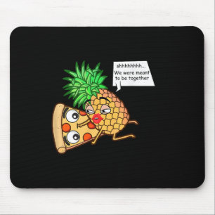 Alfombrilla De Ratón Graciosa Piña En Pizza