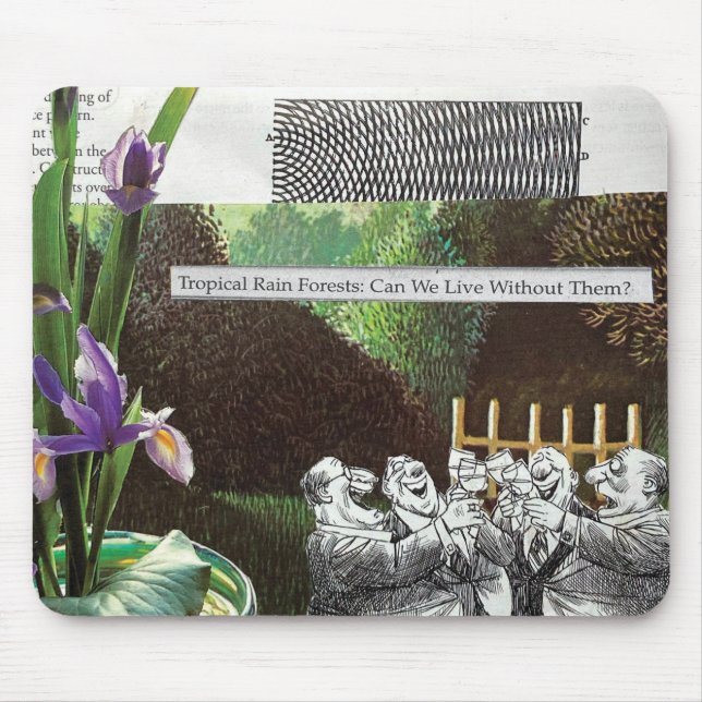 Alfombrilla De Ratón Graciosa sátira sobre el cambio climático del Chis (Frente)