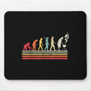 Alfombrilla De Ratón Gracioso asador de parrilladas papá Evolution Man 