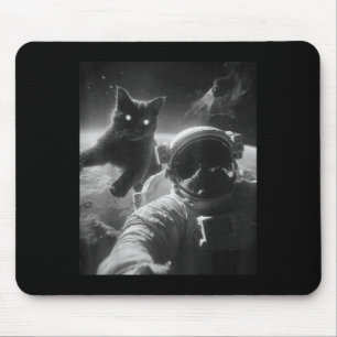Alfombrilla De Ratón Gracioso astronauta gato gráfico Selfie Gracioso