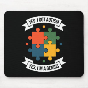 Alfombrilla De Ratón Gracioso autismo Conciencia Niños Autismo Autismo 