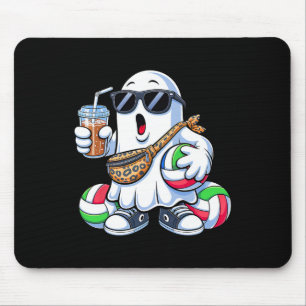 Alfombrilla De Ratón Gracioso Boo de Voleibol Fantasma Halloween Hallow