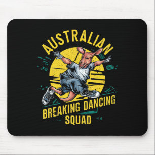 Alfombrilla De Ratón Gracioso canguro australiano de baile discontinuo
