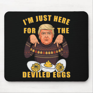 Alfombrilla De Ratón Gracioso Día de Acción de Gracias de Trump, estoy