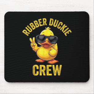 Alfombrilla De Ratón Gracioso Duckie Crew Cruise Rubber Dubber Duck