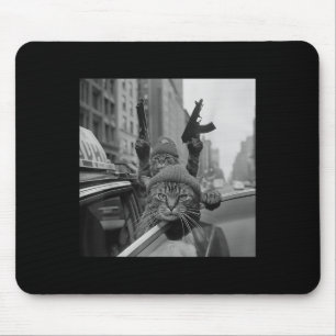 Alfombrilla De Ratón Gracioso Gangster Cat Thug Meme Street Lover Gats
