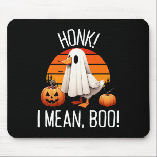 Alfombrilla De Ratón Gracioso Ghost Goose Honk Me Refiero A Boo