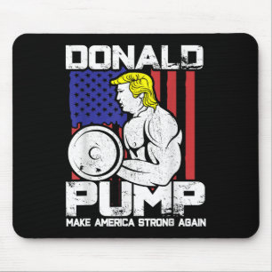 Alfombrilla De Ratón Gracioso gimnasio de Levantamiento de Peso Donald