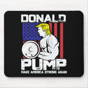 Alfombrilla De Ratón Gracioso gimnasio de Levantamiento de Peso Donald