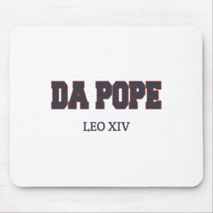 Alfombrilla De Ratón Gracioso Guay Da Pope Shirt Dios bendiga al Papa L